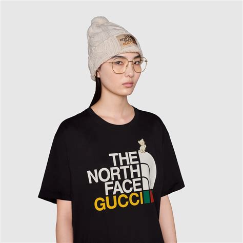 north face gucci camiseta